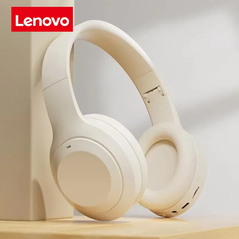 Lenovo New Bluetooth Wireless Headset with Mic: Stereo Earphone Designed for Sports, Gaming, and Seamless Phone Connectivity