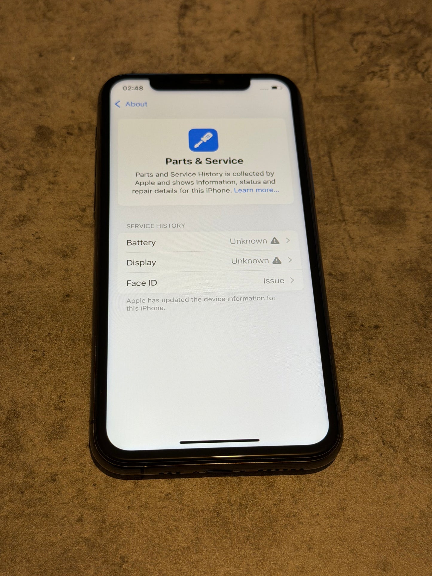 iPhone 11 Pro 256gb S/G Unlocked - No Face ID