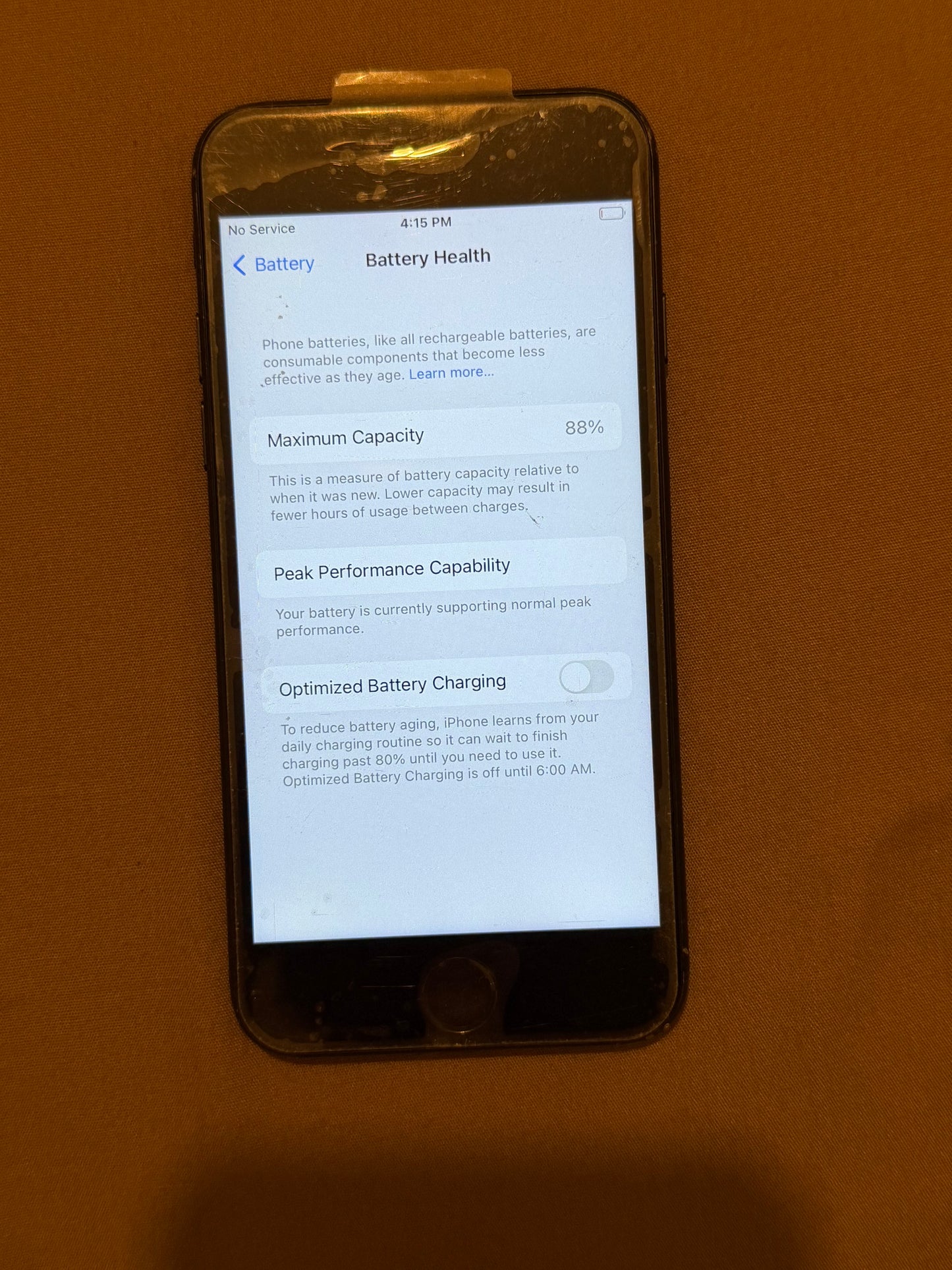 Apple iPhone 7 32gb Matte Black Unlocked - 88% 🔋