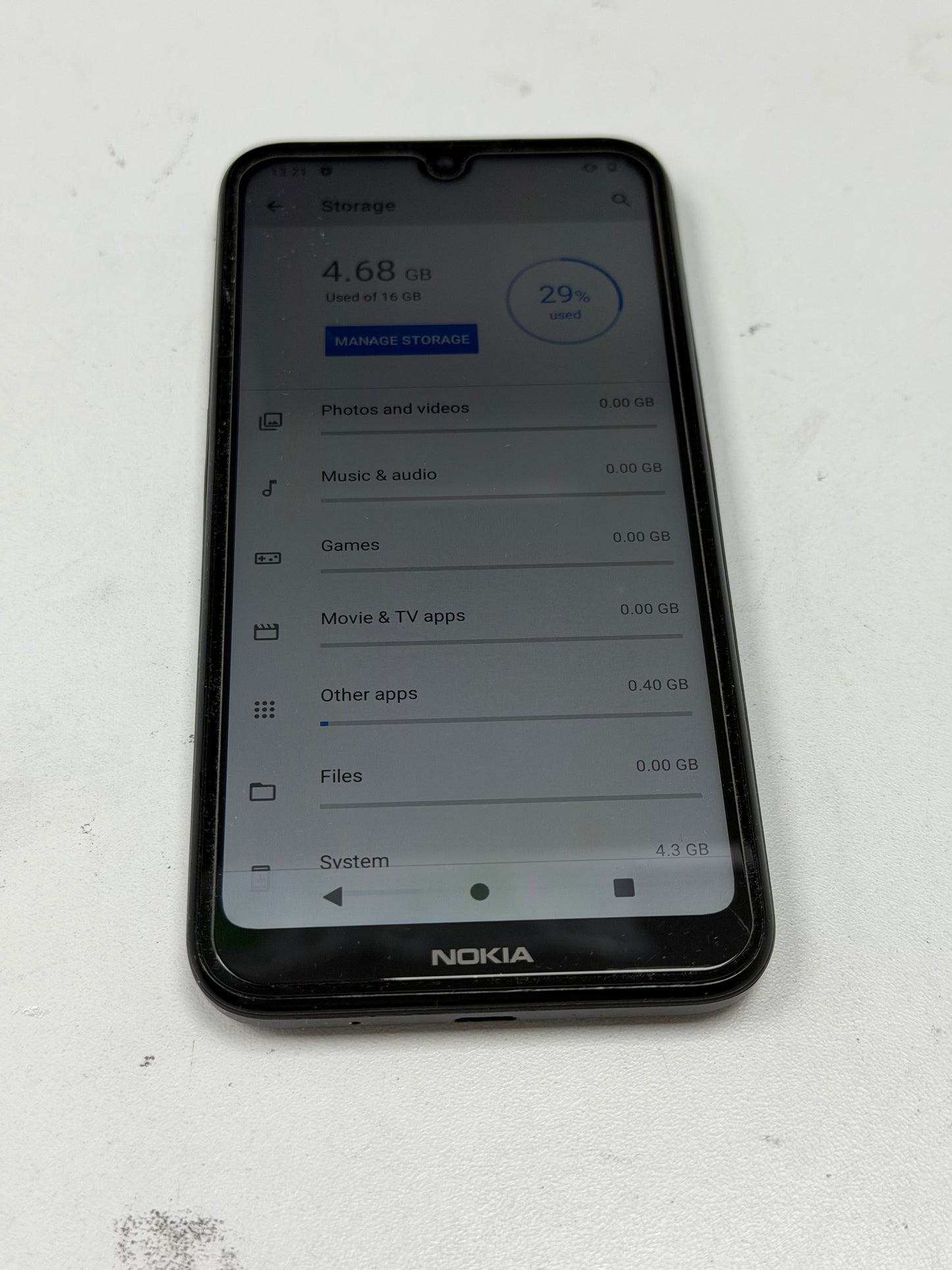 Nokia 1.3 TA-1205 Dual Sim 16GB Black, Unlocked  - Smartphone