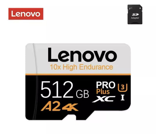 Micro SD Memory Card U3 A2 Class 10 512GB + Free Adapter