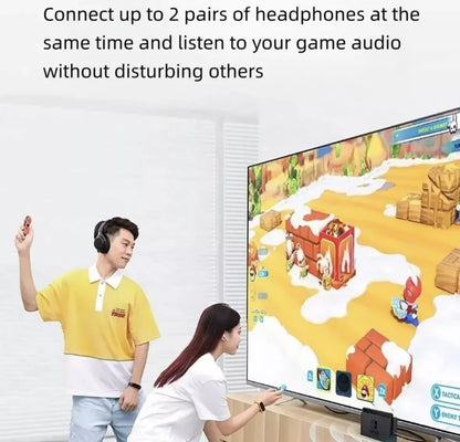 Bluetooth 5.0 Audio Adapter Dongle for Switch for PS4/PS5 PC OTG Adapter