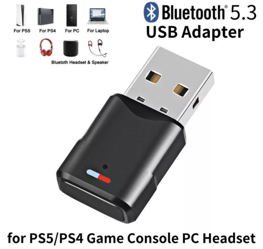 Bluetooth 5.0 Audio Adapter Dongle for Switch for PS4/PS5 PC OTG Adapter