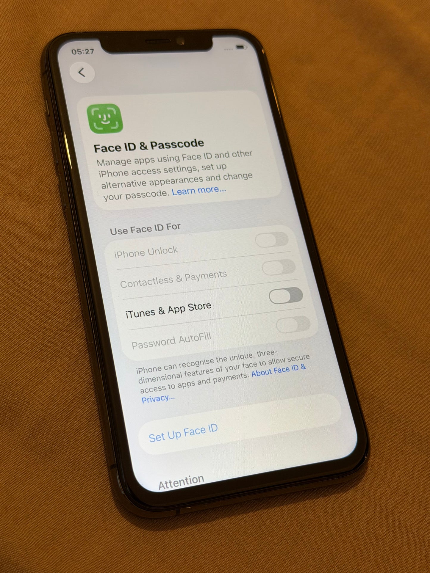iPhone 11 Pro 64gb S/G Unlocked - No Face ID