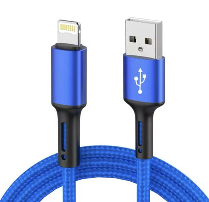 For iPhone cable charger fast charge Braided Long USB lead For 14 13 12 11
