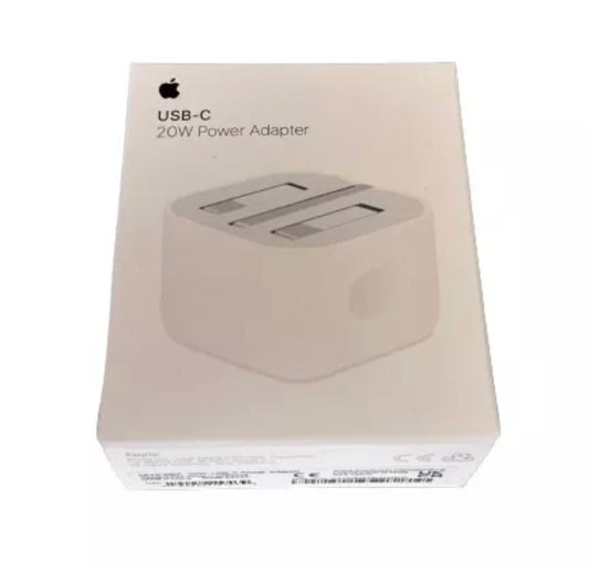 Genuine Apple 20W USB C Power Adapter Plug Fast Charger for Apple iPhone iPad