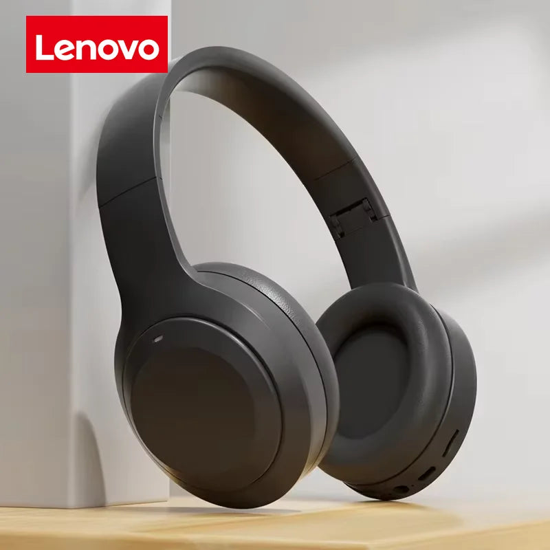 Lenovo New Bluetooth Wireless Headset with Mic: Stereo Earphone Designed for Sports, Gaming, and Seamless Phone Connectivity