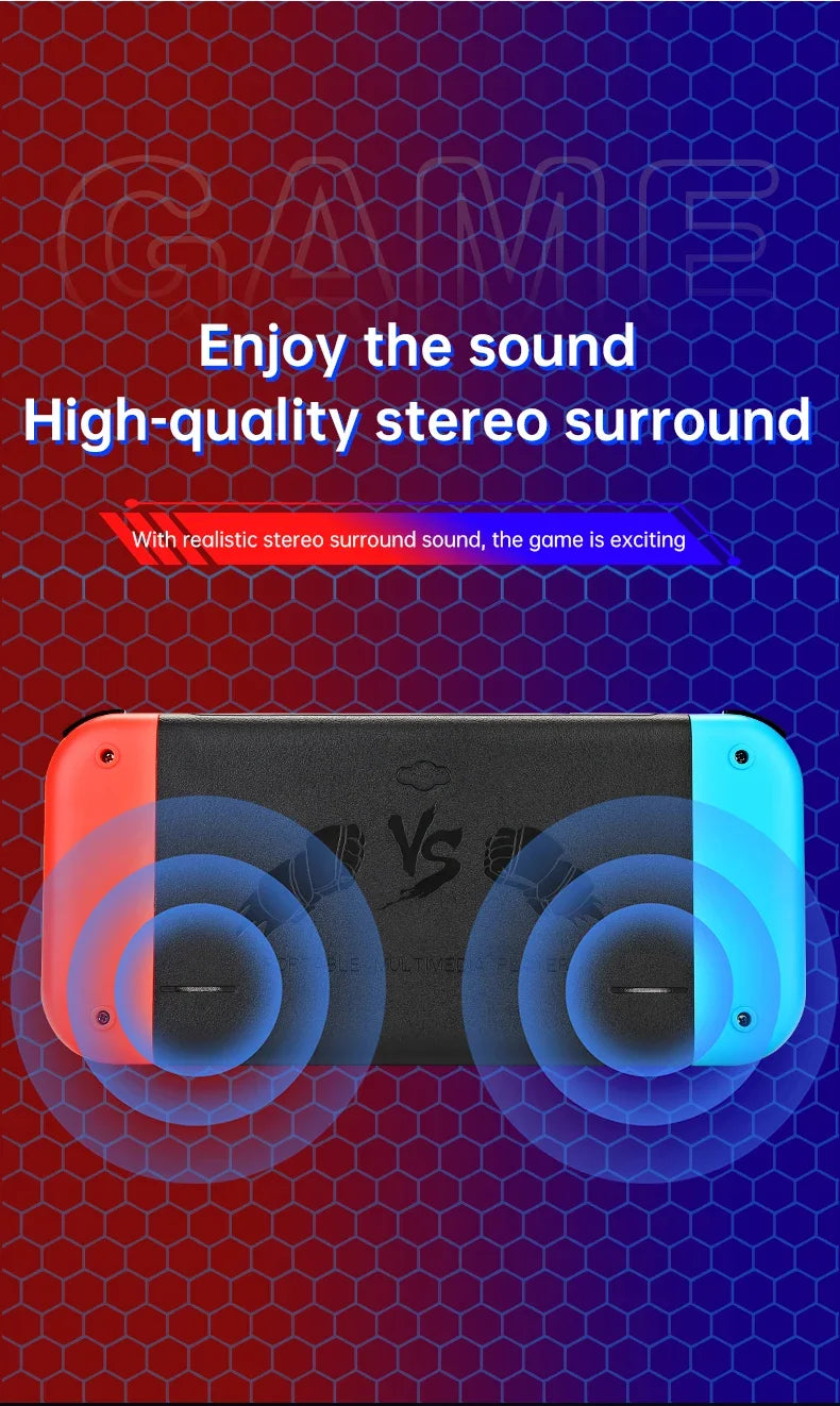 Experience Retro Gaming X80 Handheld Console 40000+Classic Games 128G Memory For PS1 MAME CPS FCGB  7.0" Screen Children's Gift