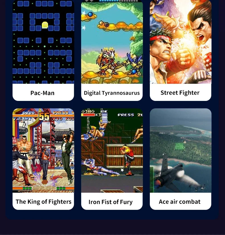 Experience Retro Gaming X80 Handheld Console 40000+Classic Games 128G Memory For PS1 MAME CPS FCGB  7.0" Screen Children's Gift