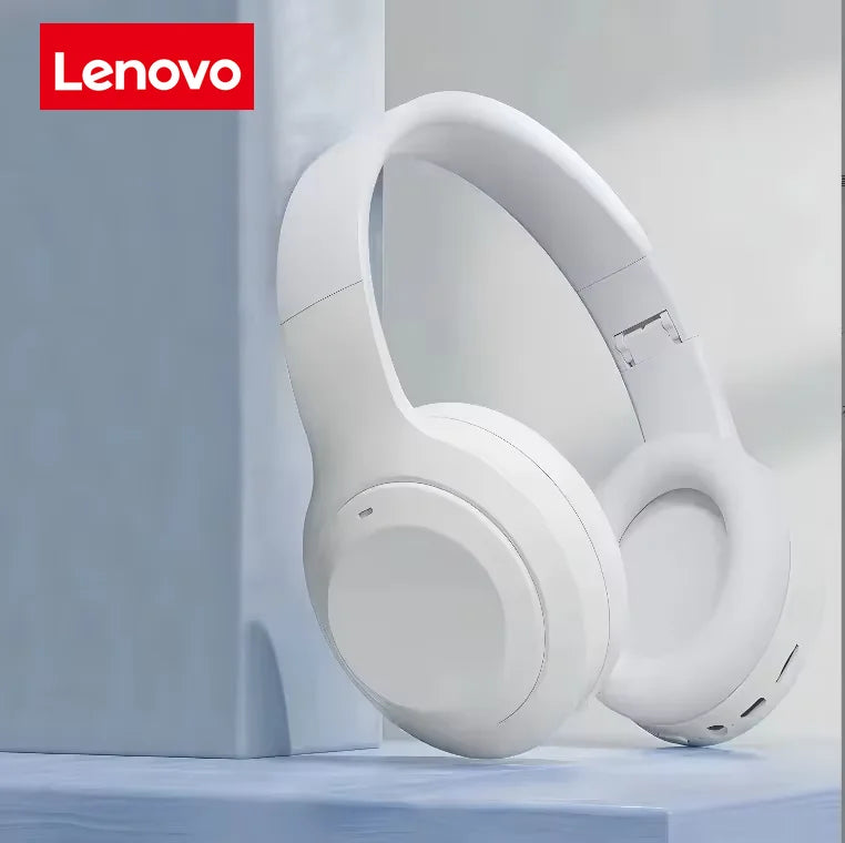 Lenovo New Bluetooth Wireless Headset with Mic: Stereo Earphone Designed for Sports, Gaming, and Seamless Phone Connectivity