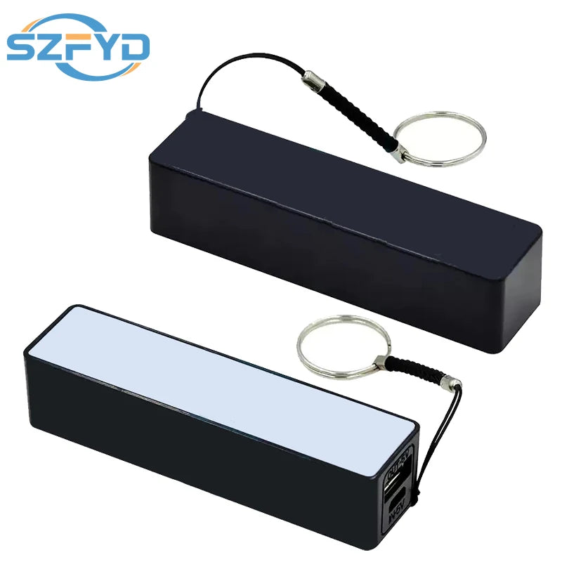 USB Power Bank Case Kit 18650 Battery Charger DIY Box Shell Kit Black