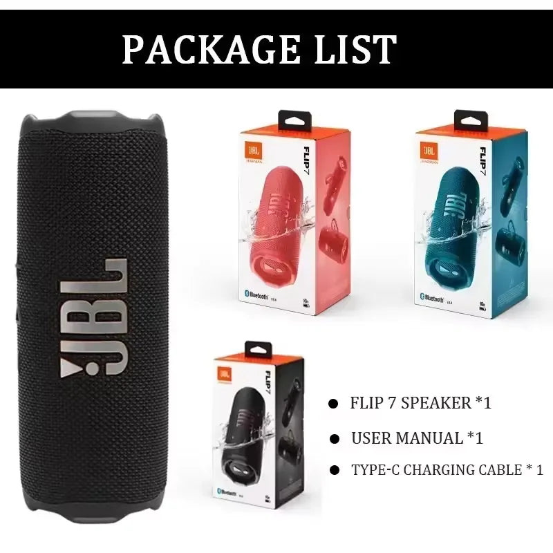 JBL FLIP 7 Mini Bluetooth Speaker IP68 Waterproof Powerful Bass Hifi Stereo