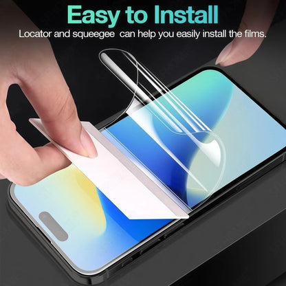 4pcs HD Full Cover Hydrogel Film For iPhone 11 12 13 14 15 16 17 Pro Max 14 15 16 Plus 17 Air Screen Protecton Protection
