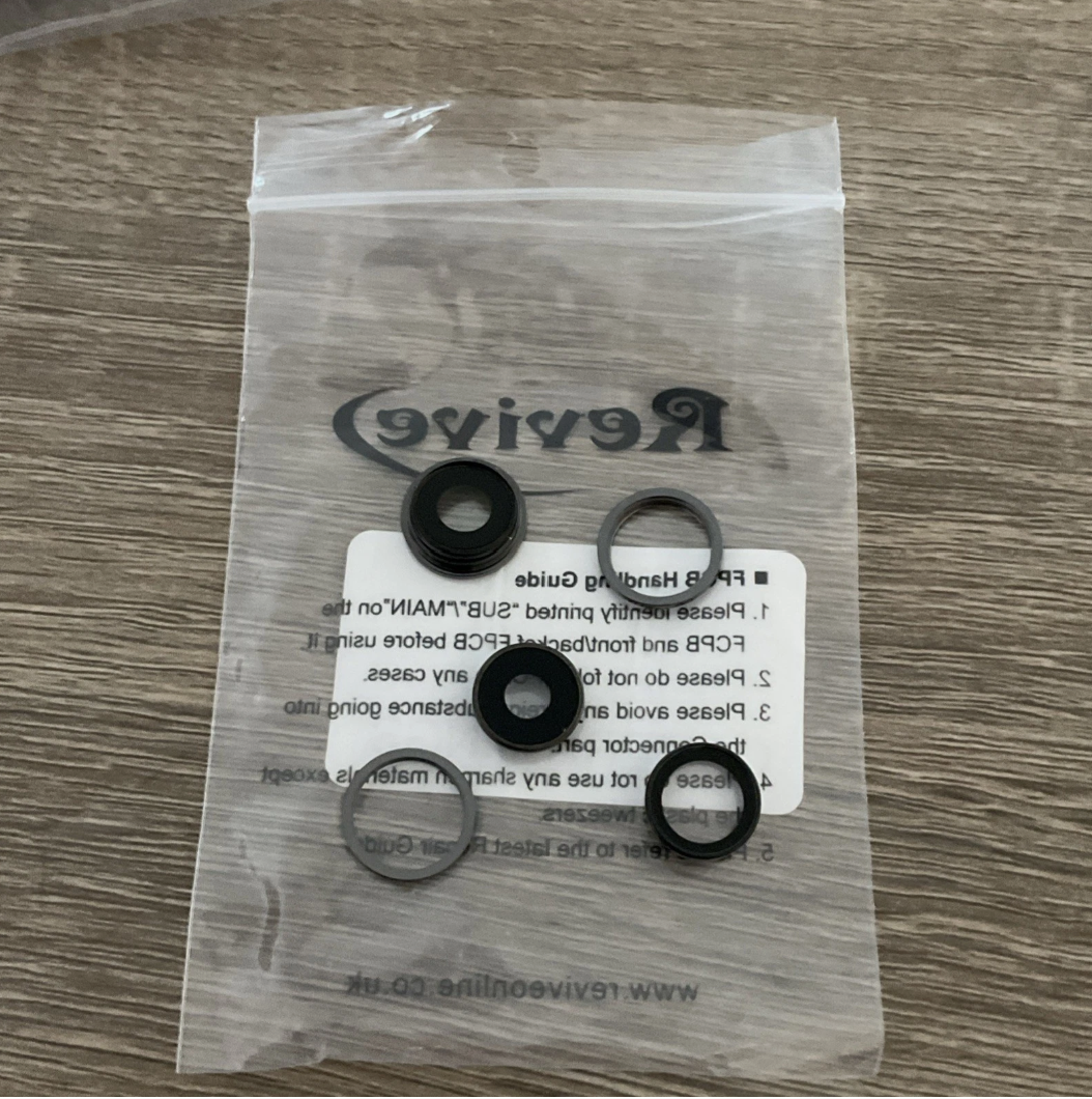 For Apple iPhone 13 Pro/13 Pro Max Replacement Camera Lens & Bezel Graphite