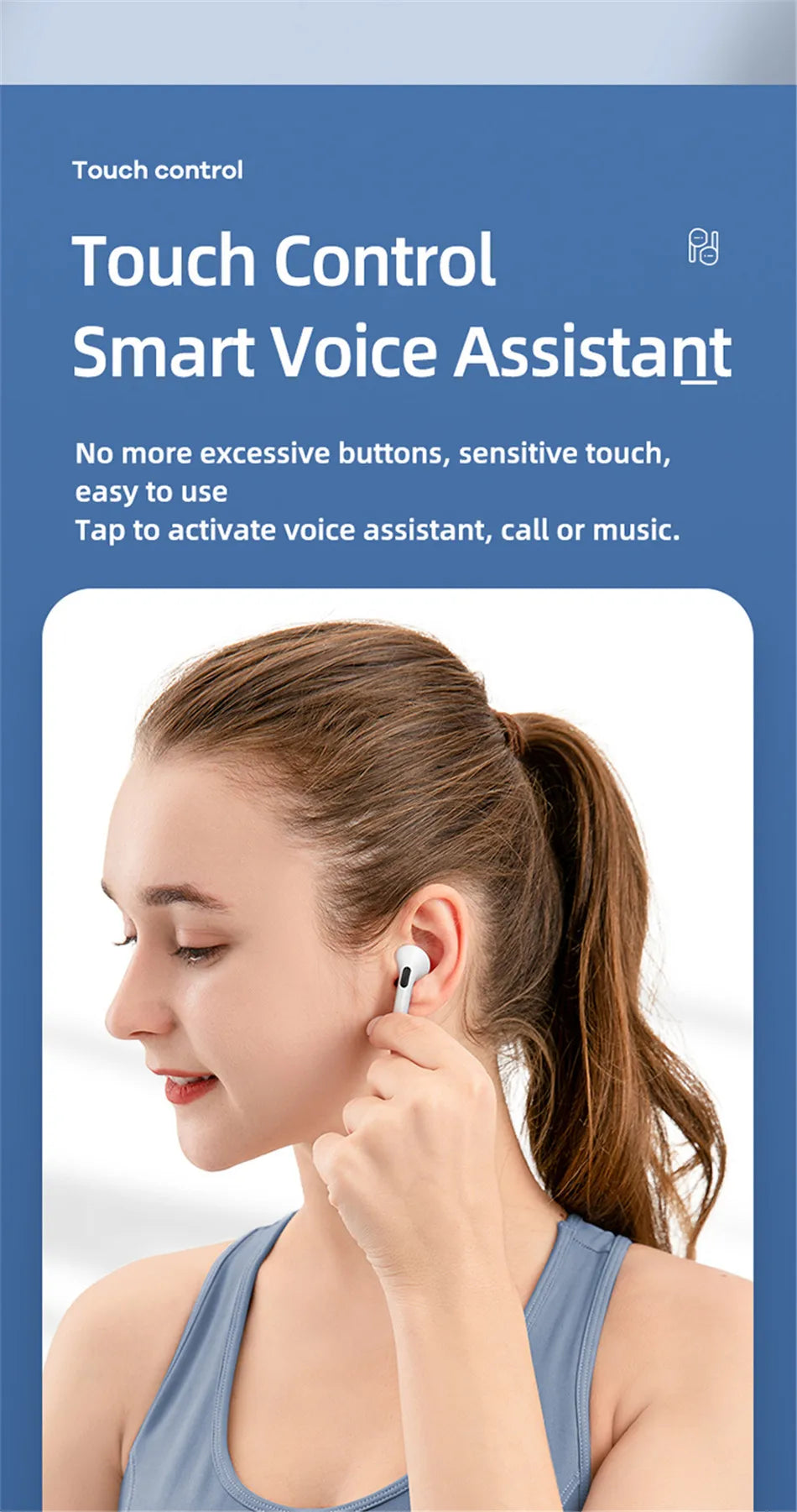 Remax TWS-10 Plus Dynamic Mini HIFI Bluetooth Headphones Display In Ear Stereo Fidelity Music Wireless Earphones Earbuds