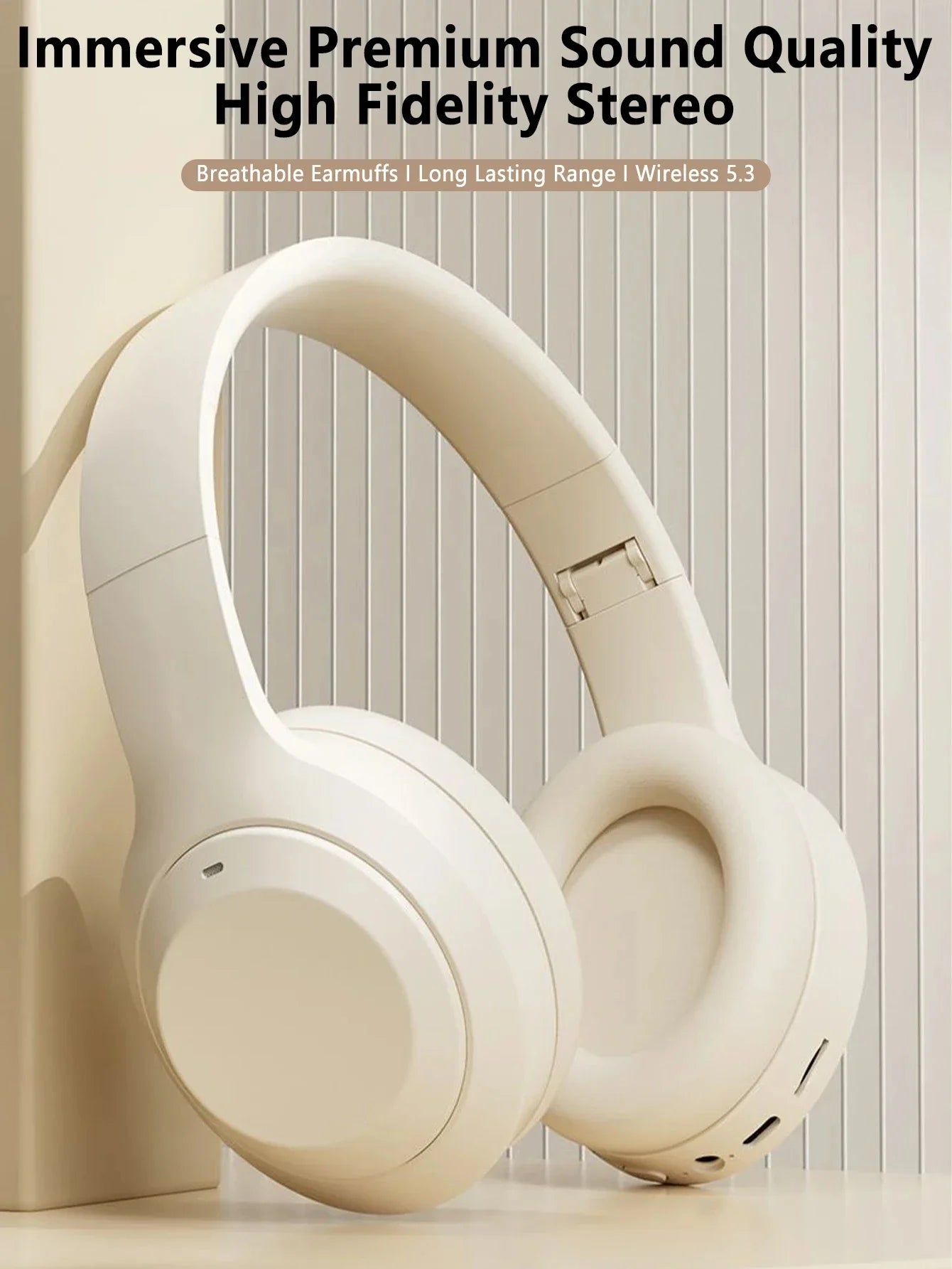 Lenovo New Bluetooth Wireless Headset with Mic: Stereo Earphone Designed for Sports, Gaming, and Seamless Phone Connectivity