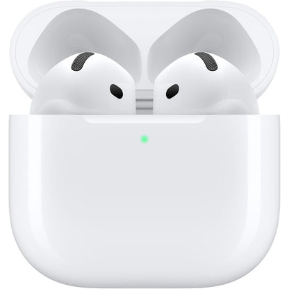 Apple AirPods 4 Wireless Earbuds, Bluetooth Headphones, Personalised Spatial Audio, Sweat and Water Resistant, USB-C Charging Case, H2 Chip, Up to 24 Hours of Battery Life, Effortless Setup for iPhone