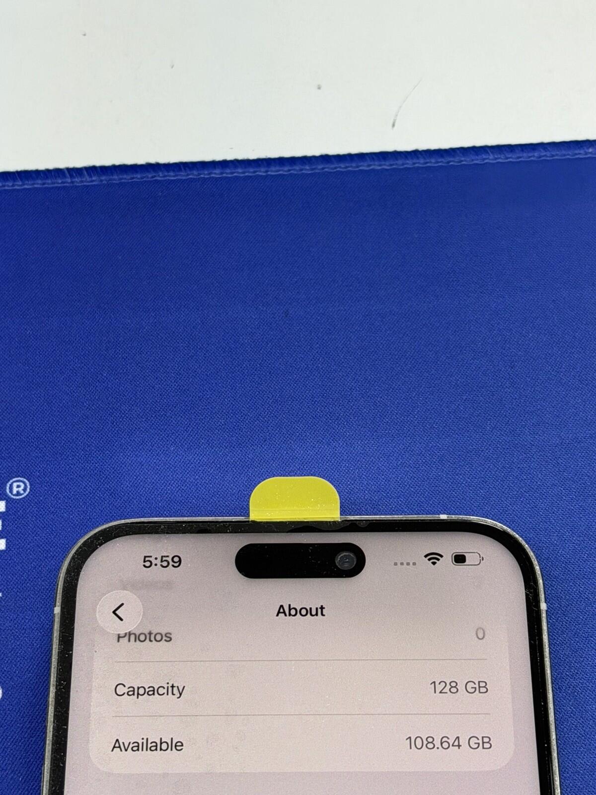iPhone 14 Pro Max 128gb Silver Unlocked - 100% 🔋 - No Face ID