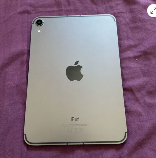 iPad Mini 6 (6th gen) A2568 Model Genuine REAR housing with parts/BATT - Grey-