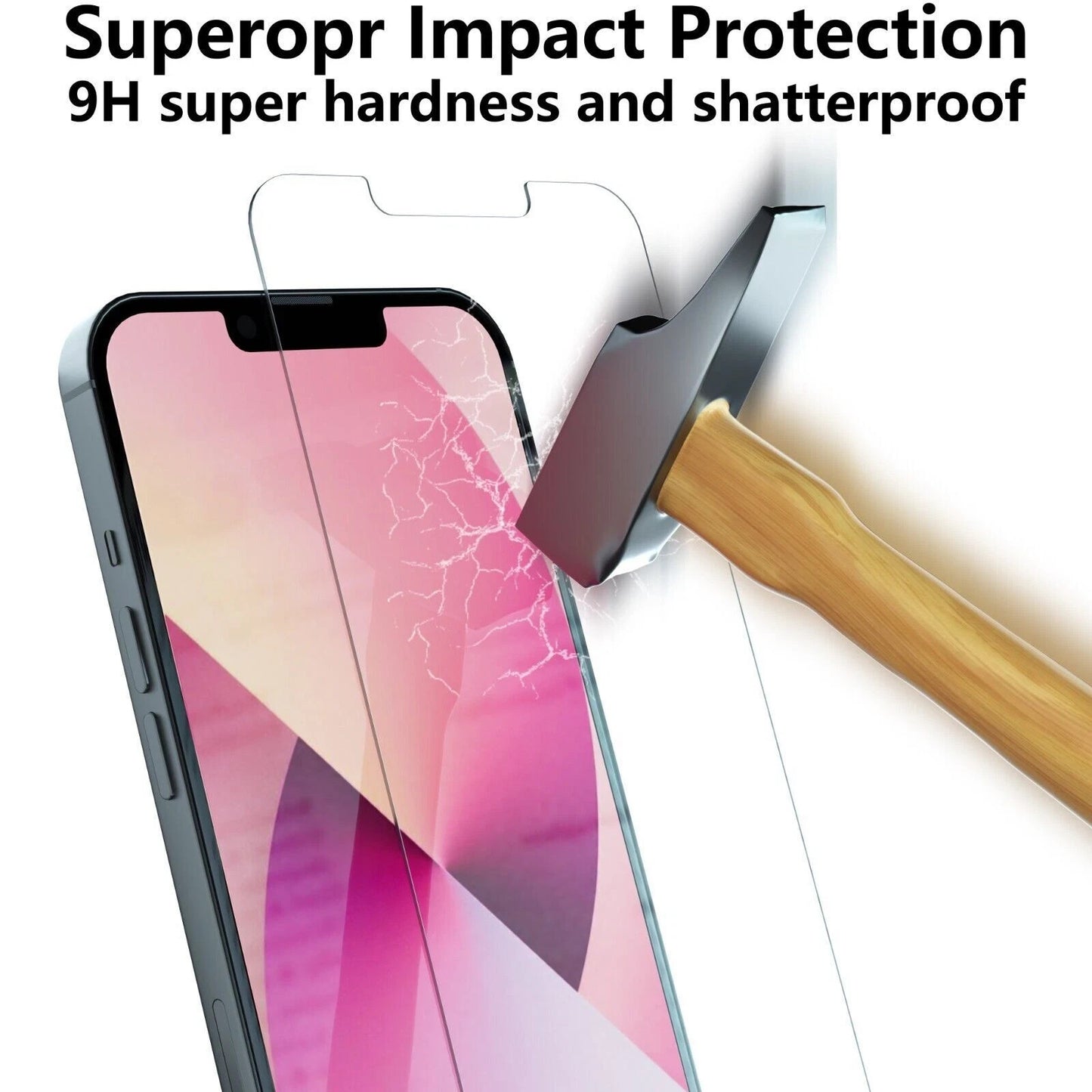 Screen Protector For iPhone 17 16 15 14 13 12 11 Pro Max XR XS X Tempered Glass