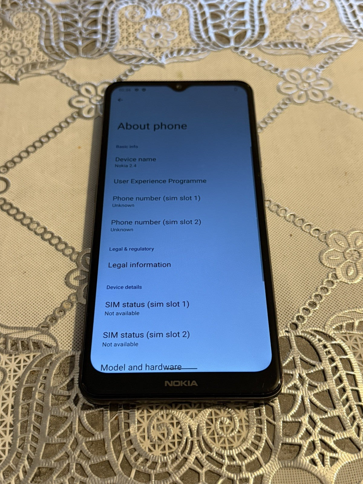 Nokia 2.4 TA-1270 32GB Grey Unlocked