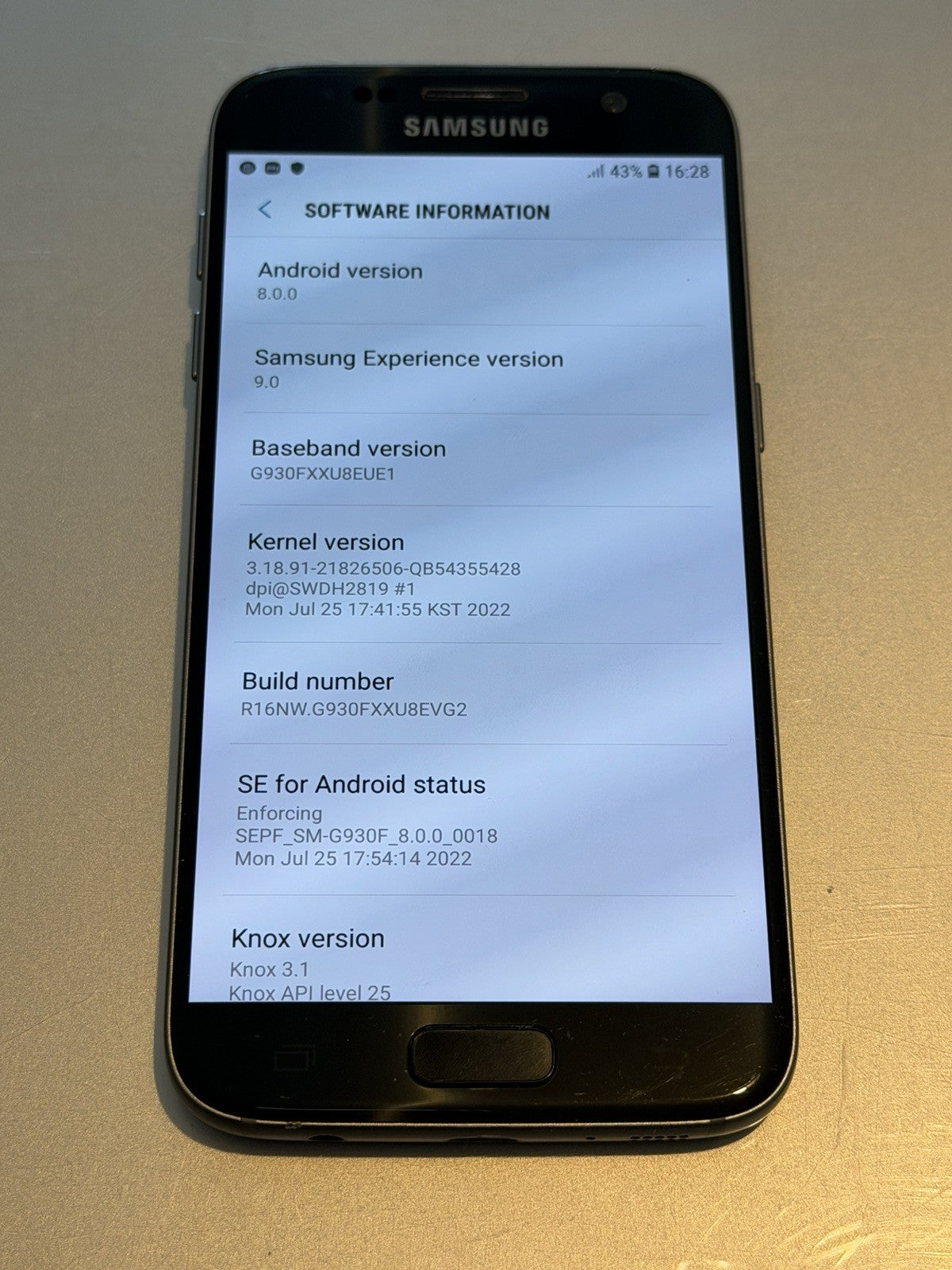 Samsung Galaxy S7 32gb Black Onyx Unlocked