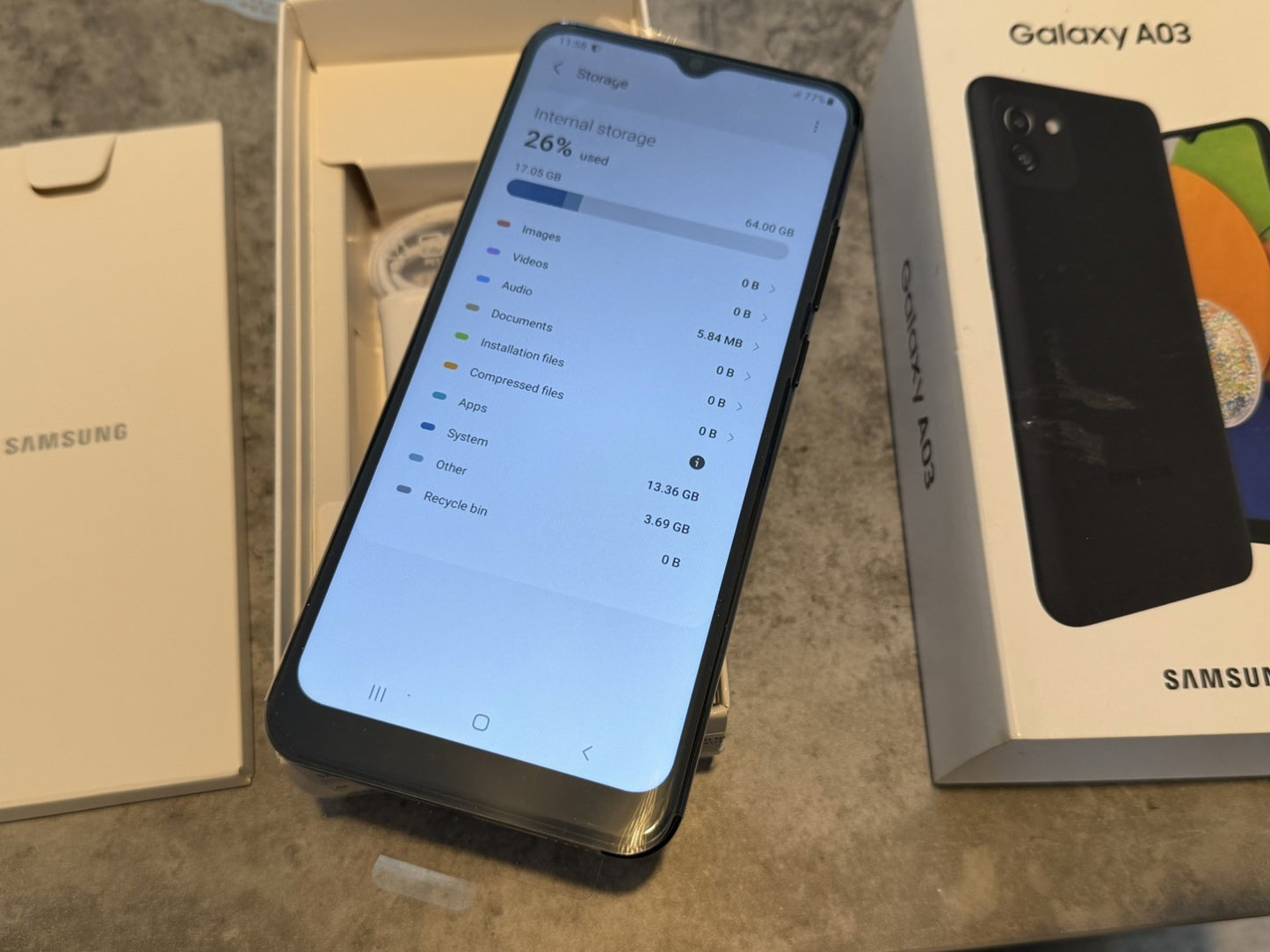 Samsung Galaxy A03 SM-A035G/DSN Black 64GB Unlocked - NEW (READ)