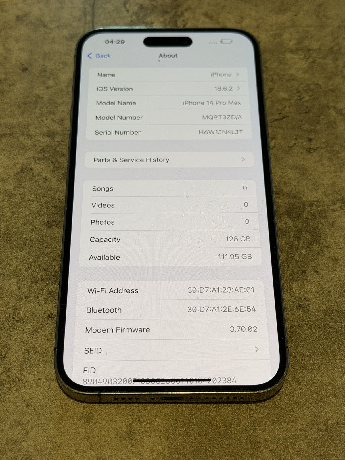 iPhone 14 Pro Max 128gb Deep Purple Unlocked - 82% 🔋