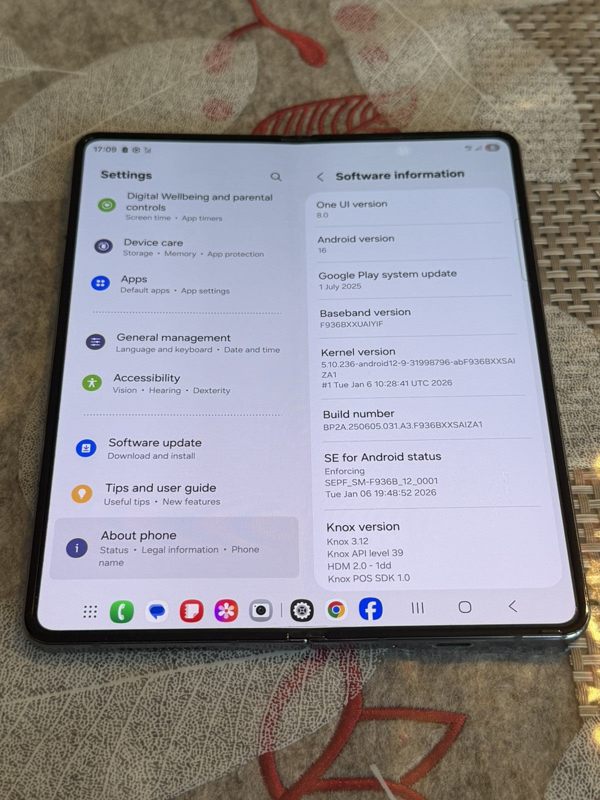 Samsung Galaxy Z Fold 4 D/S 256GB Greygreen Unlocked