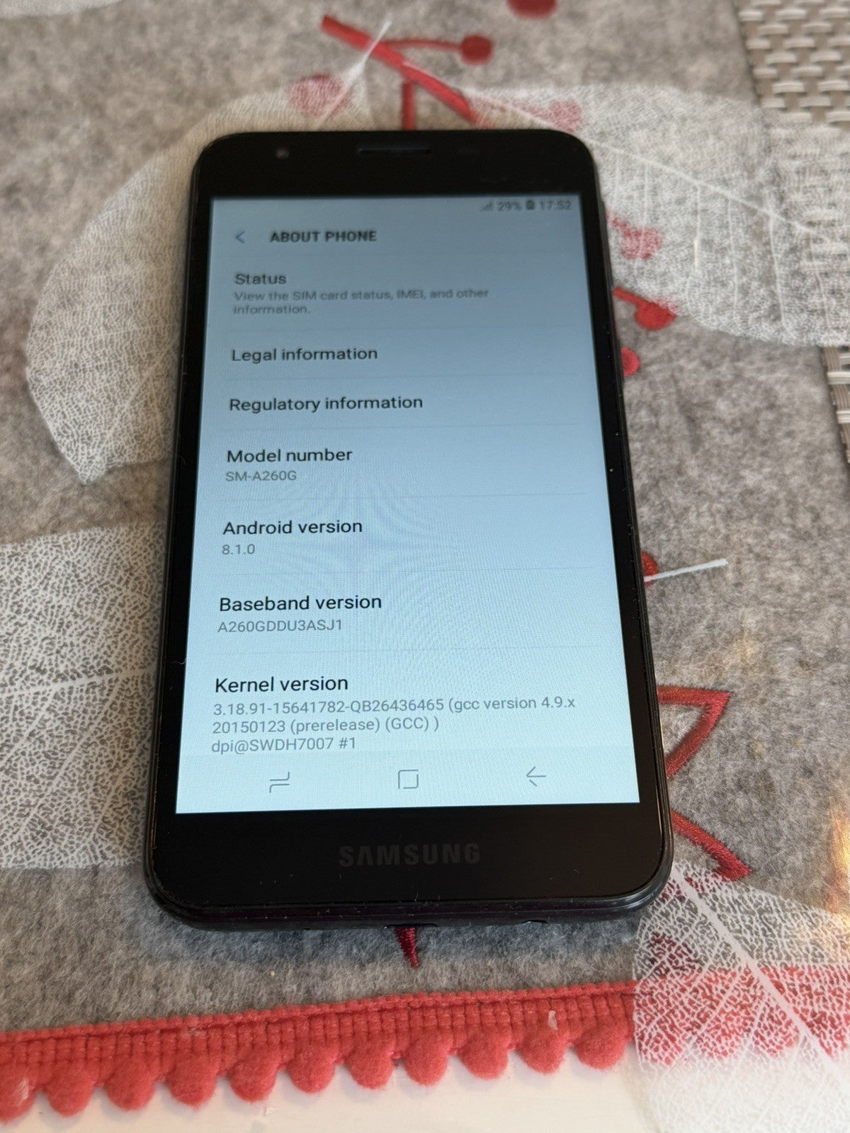 Samsung Galaxy A2 Core 16gb Black Unlocked