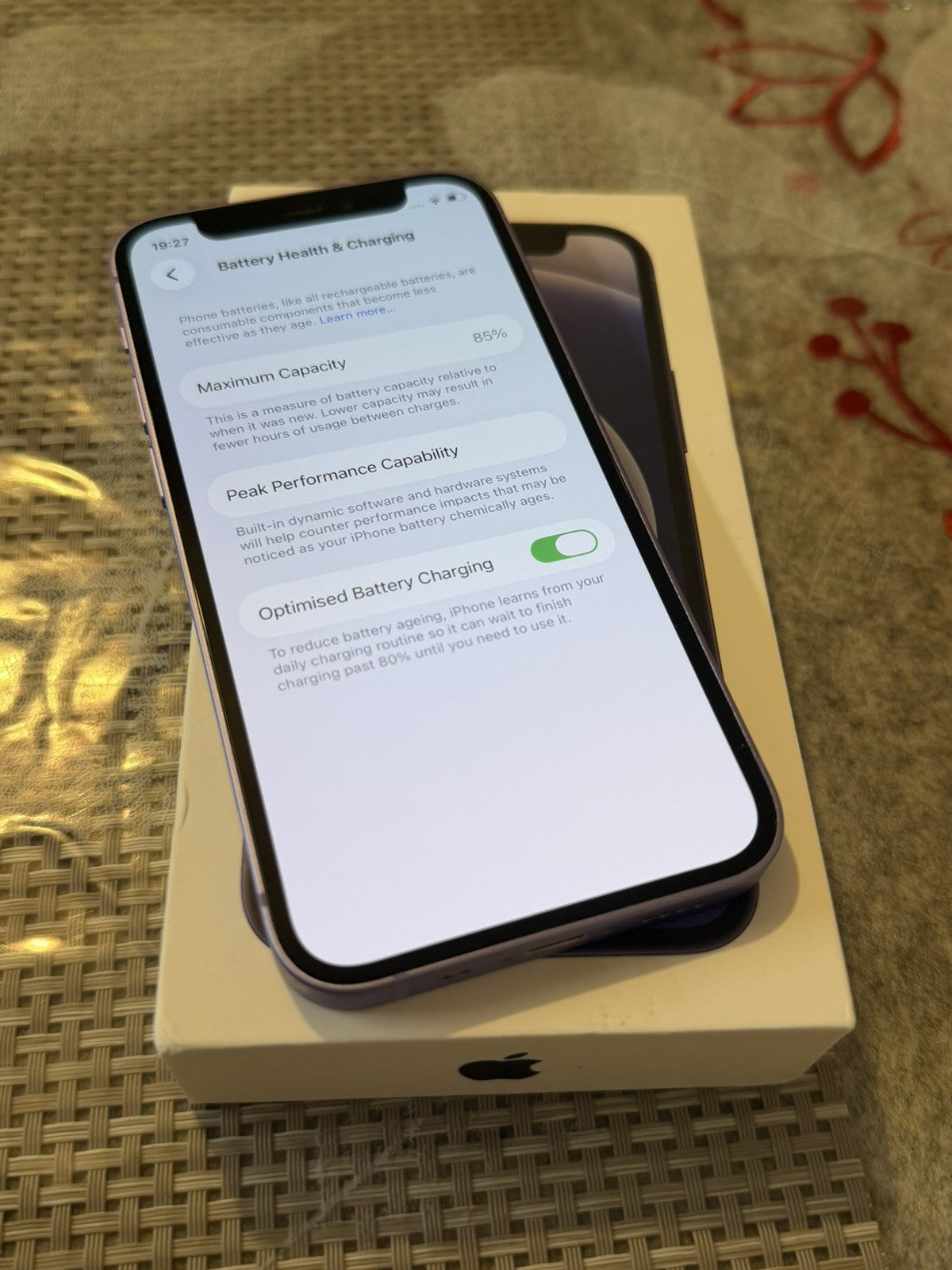 iPhone 12 Mini 64gb Purple Unlocked - 85% 🔋