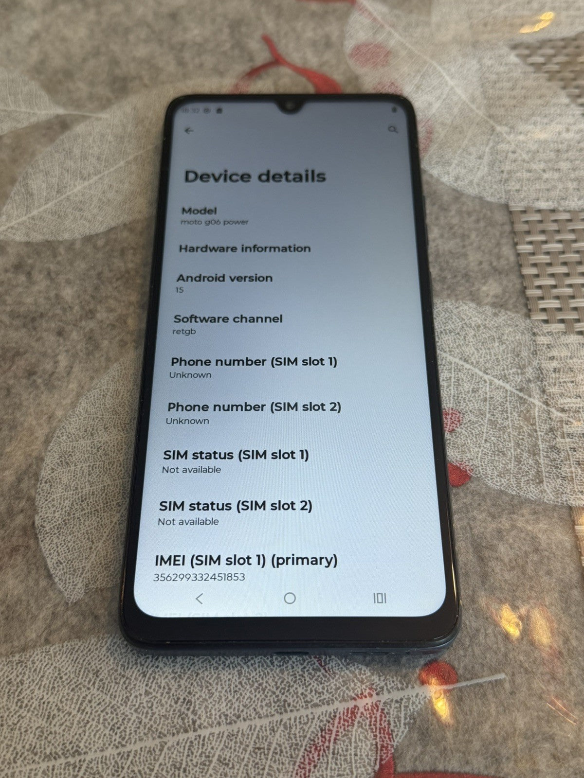 Motorola Moto G06 Power 64GB Pantone Tapestry Unlocked