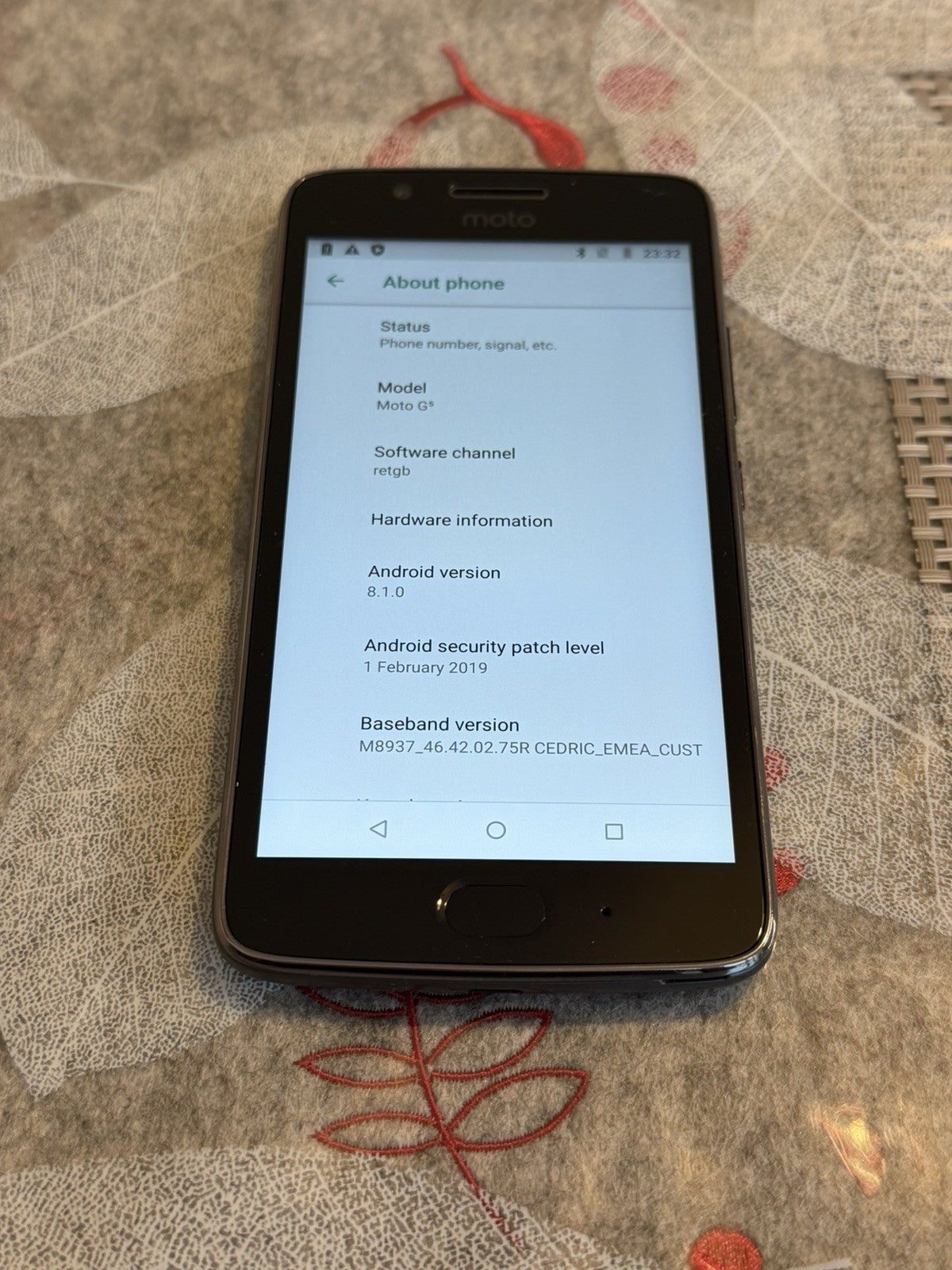 Motorola Moto G5 XT1675 16GB Black Unlocked