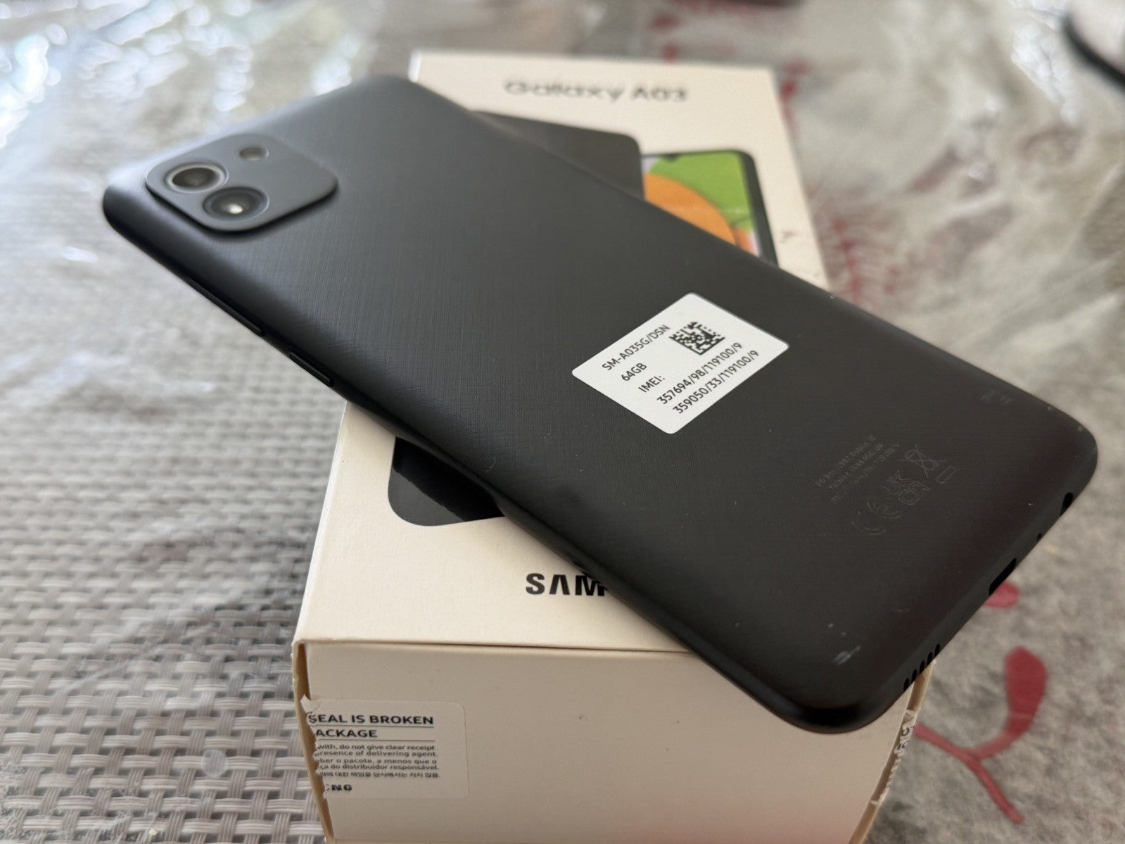 Samsung Galaxy A03 SM-A035G/DSN UNLOCKED 64GB Android Smartphone 2022 - READ
