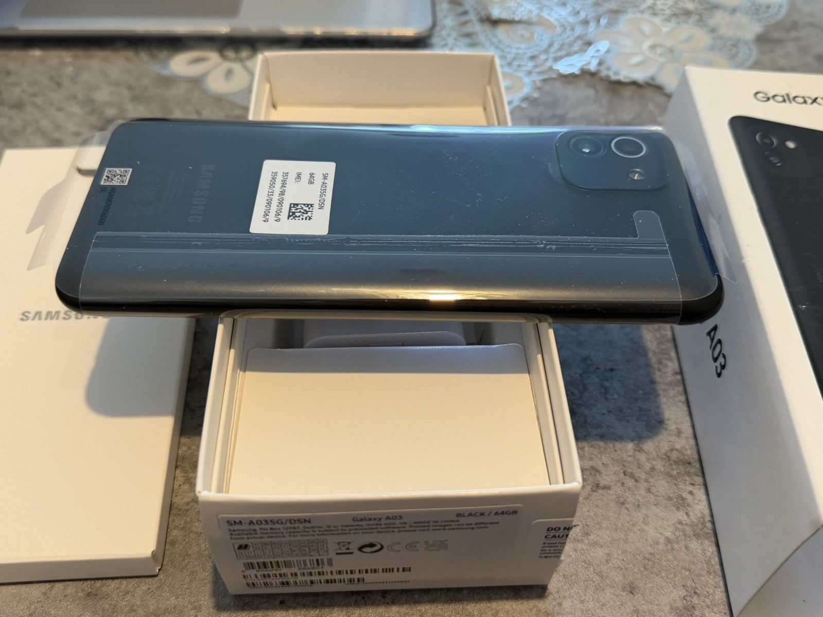 Samsung Galaxy A03 SM-A035G/DSN Black 64GB Unlocked - NEW (READ)