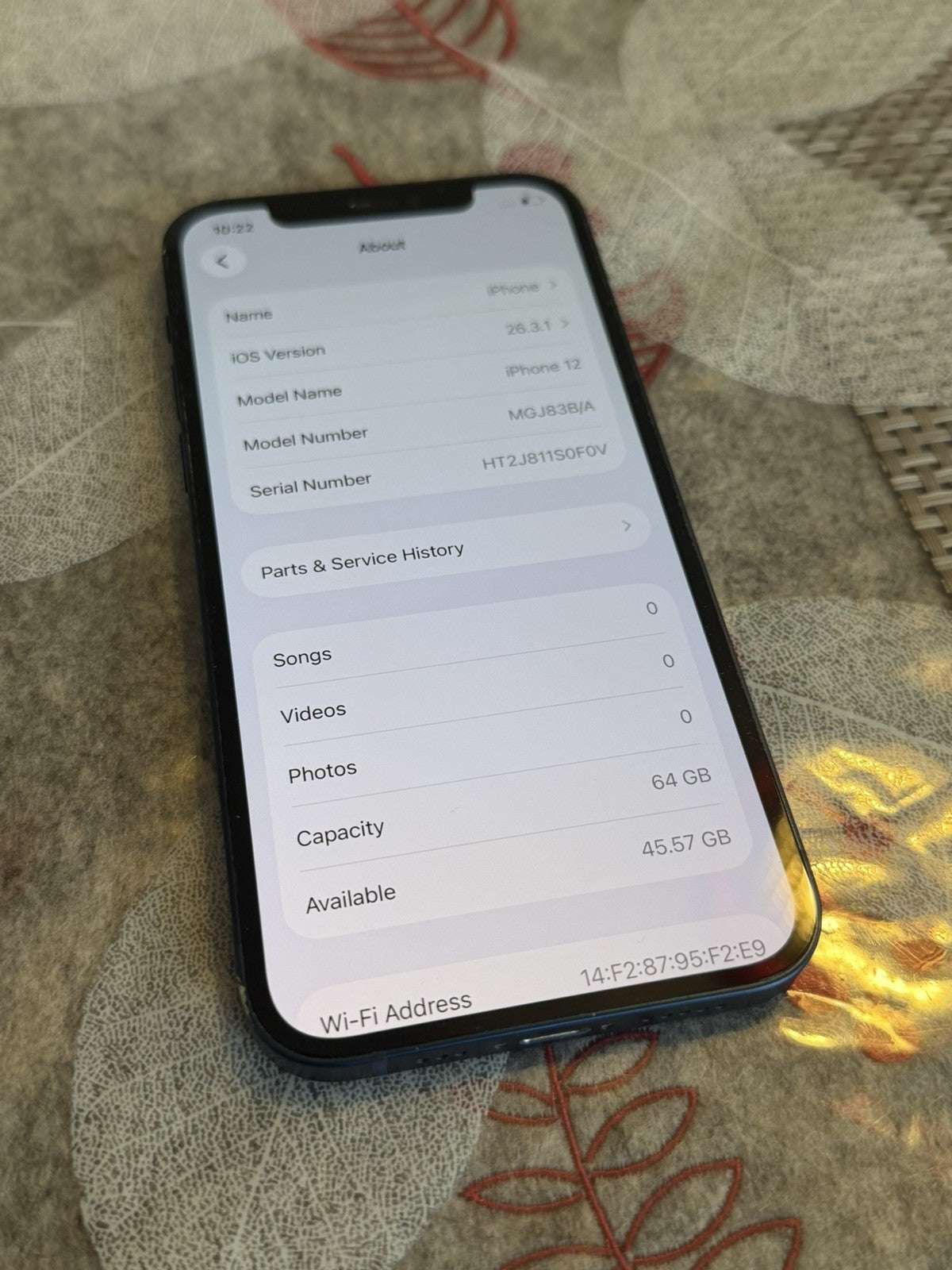 iPhone 12 64GB Blue Unlocked - 100% 🔋