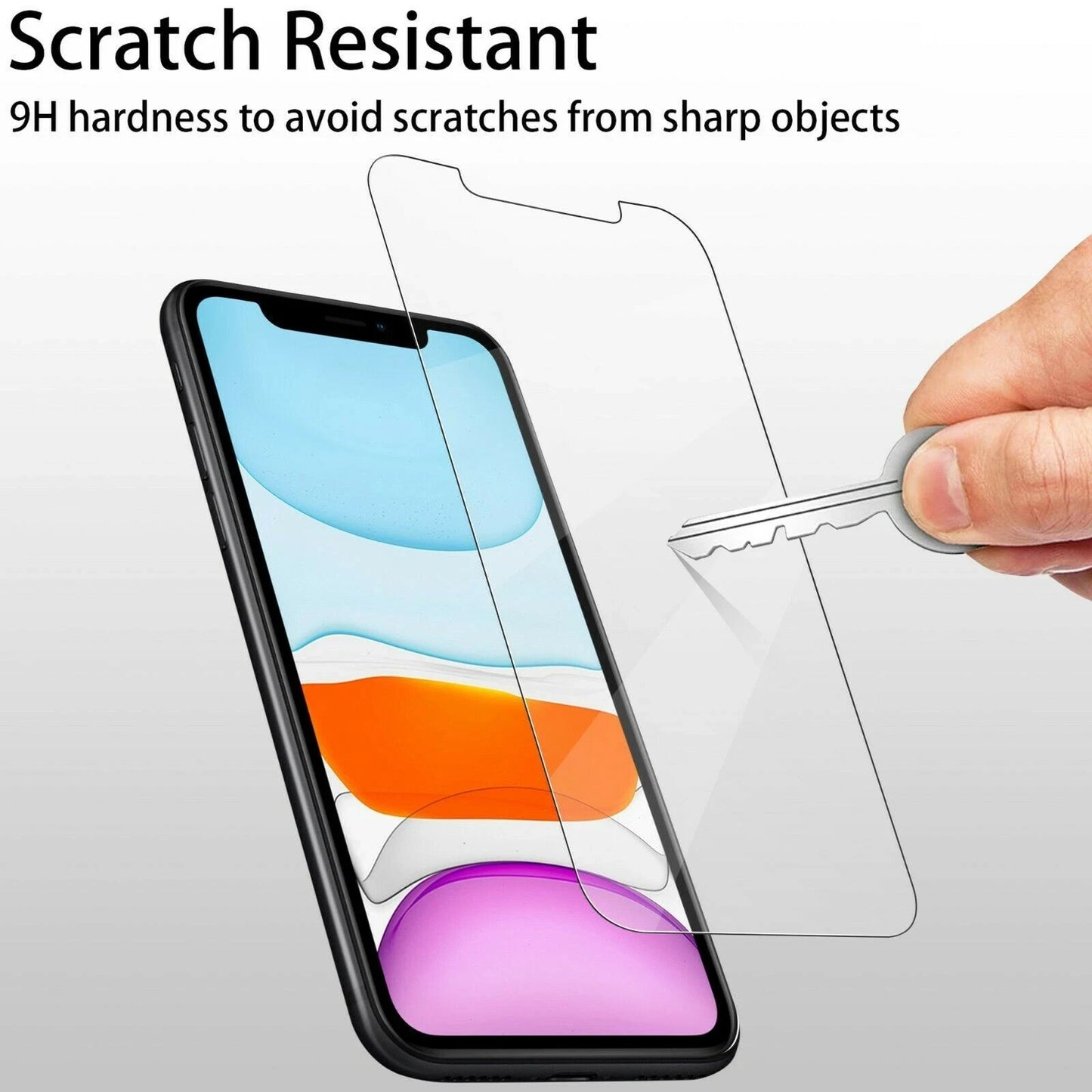Screen Protector For iPhone 17 16 15 14 13 12 11 Pro Max XR XS X Tempered Glass