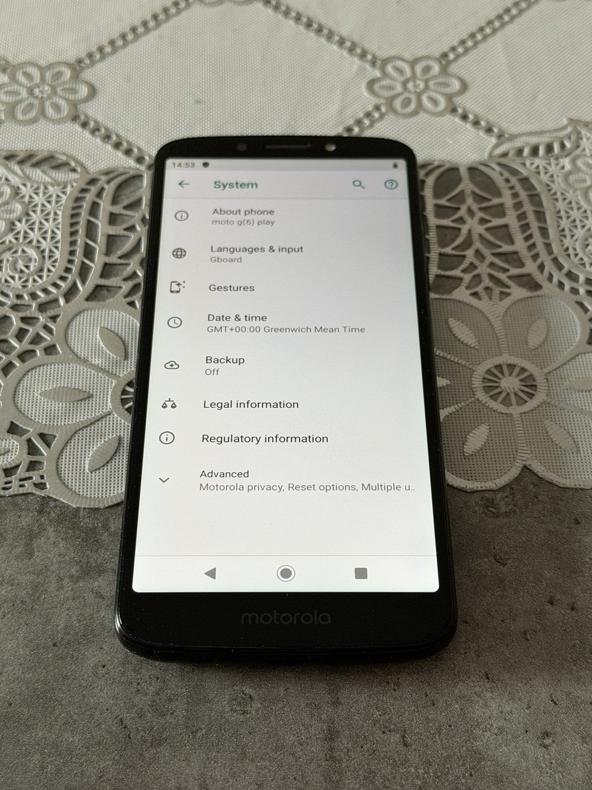 Motorola G6 Play 32GB Deep Indigo Unlocked