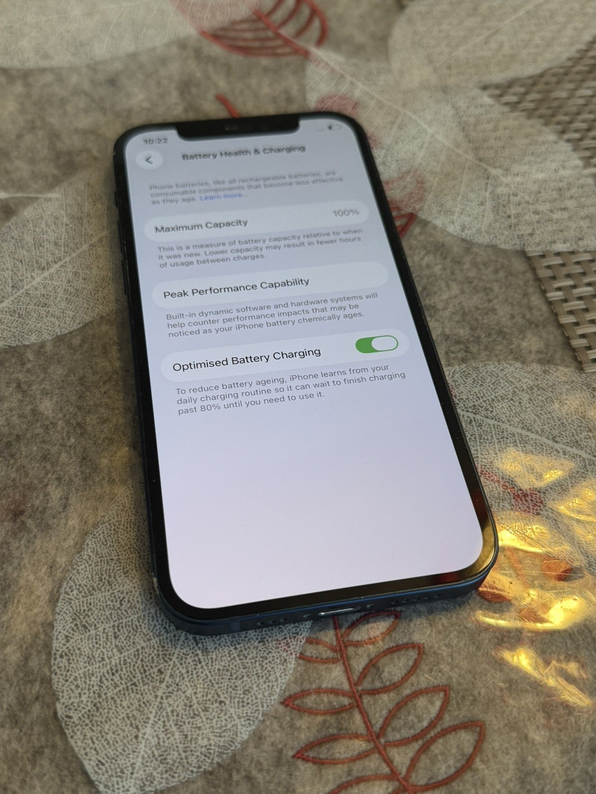 iPhone 12 64GB Blue Unlocked - 100% 🔋